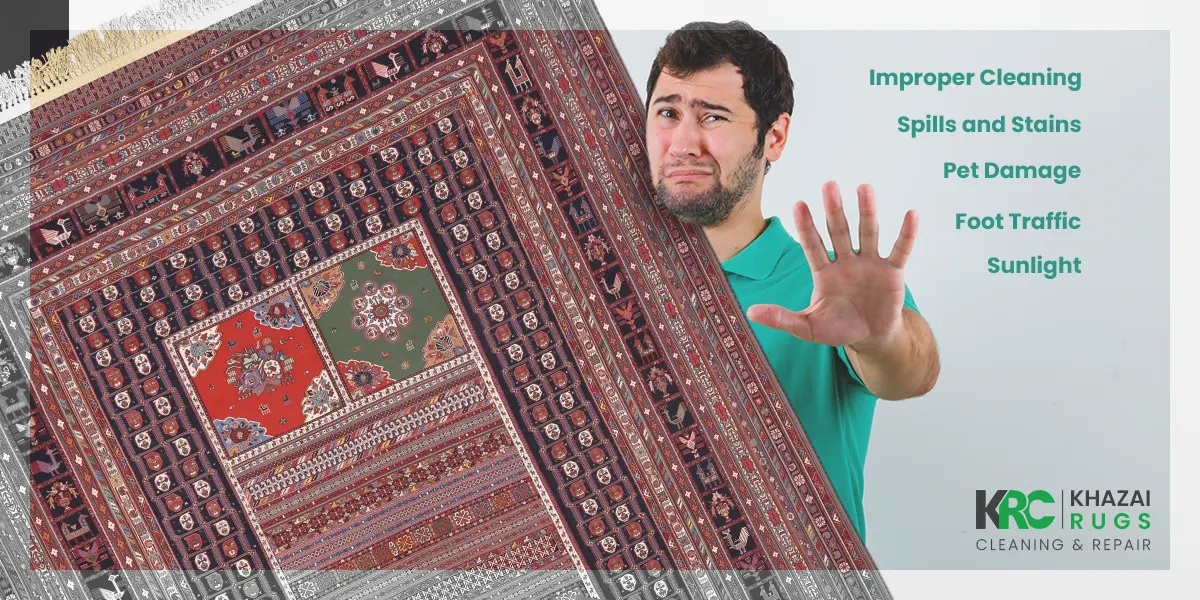 5 Things That Could Ruin Area Rugs - What To Do About Them, Things That Could Ruin Area Rugs