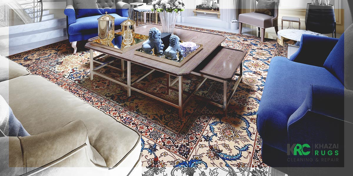 Don’t place heavy furniture on the carpets