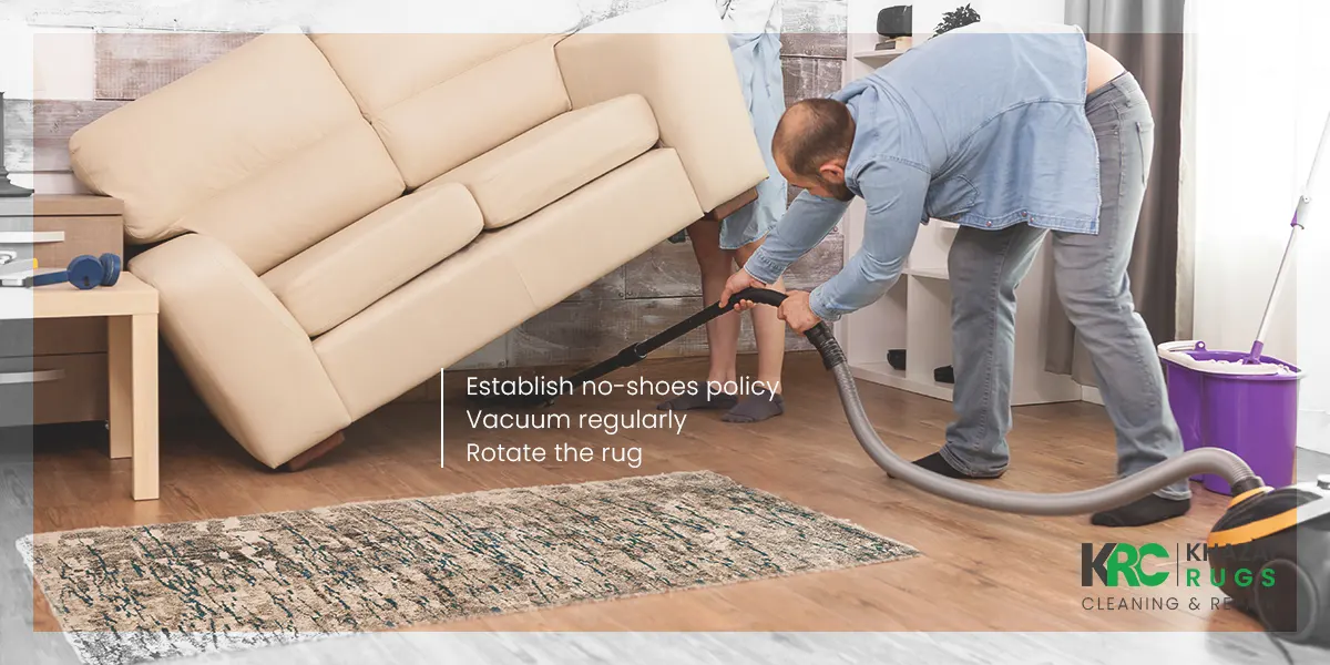 How to prevent stains on your shaggy rug, Remove a Stain from a Shaggy Rug