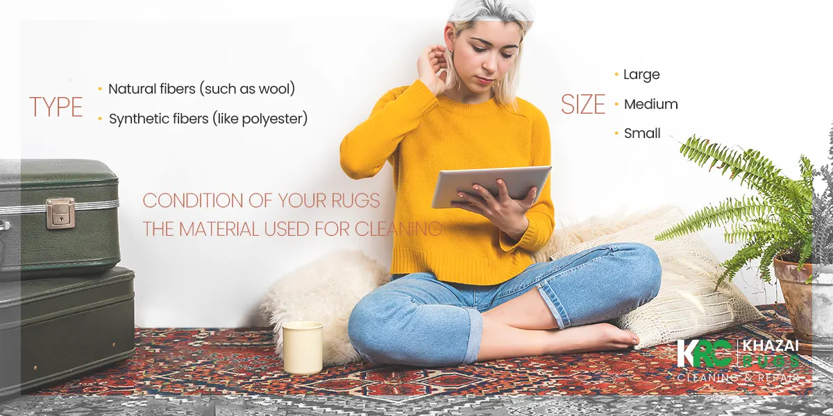 Rug cleaning cost (Natural & synthetic rugs), Rug cleaning cost 
