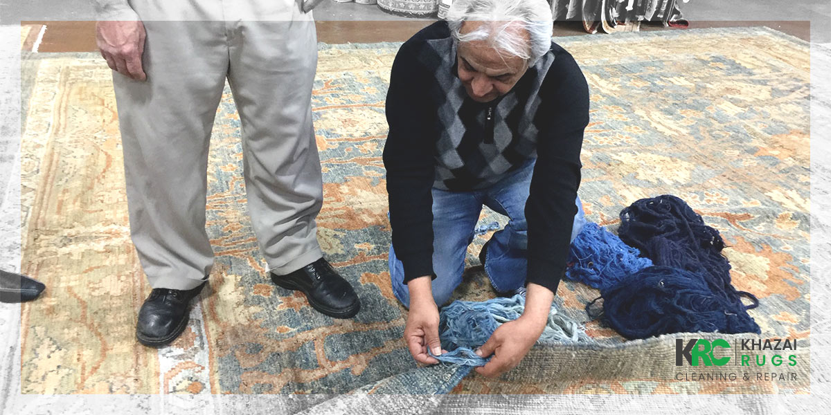 This article tells you how to prevent damages to the rug edges and the proper way to repair side bindings.